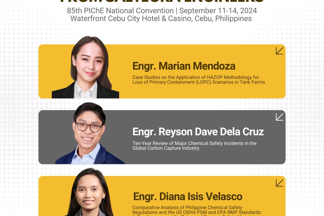 Thematic Oral Presentations from Saltegra Engineers at the 85th PIChE National Convention