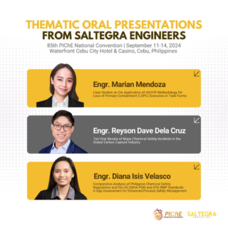 Thematic Oral Presentations from Saltegra Engineers at the 85th PIChE National Convention